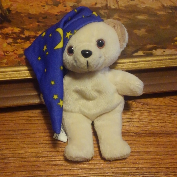 ✨ 🐻 Snuggle Bear Vintage Plush 01 Cute Wizard 😊 Vtg y2k Adorable Teddy 🔥 - Picture 7 of 9